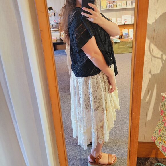 Joyfolie Leo Set Skirt & Bralette Style Top Beautiful For Romantic Occasions - Picture 7 of 11